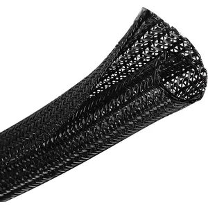 10ft 1 inch  Hider Wire Loom,  Sleeve Cord Protector for USB , Wire Protector Management for  Electrical Wire Power Cord Audio Video , Black
