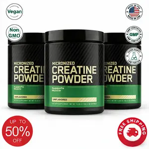 Creatine Monohydrate Powder 3-Pack | 180 Servings | Boost Energy, Strength & Muscle Recovery | Unflavored Gym Supplement