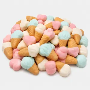 Ice Cream Cones Gummy Candy | 16 oz (1 LB) Bag of Gummies | Soft & Chewy | Bulk Candy