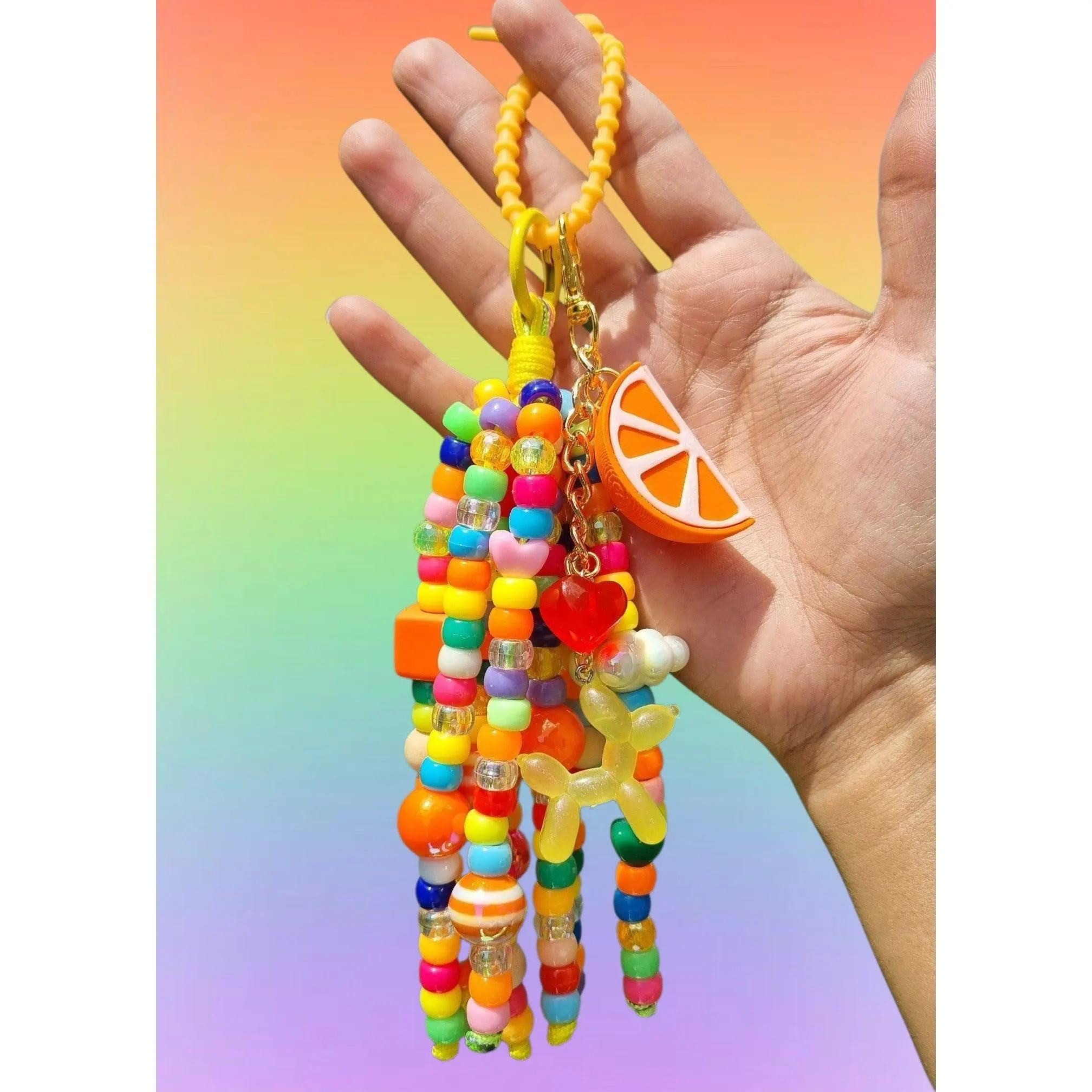 Summer vibes BagCharm🍊