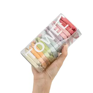 14 Pack Disposable Face Towels, Portable Lightweight Convenient Travel Facial Wipes, Multicolor Thick Dry Wet Use Individually Wrapped, Ideal for Camping & Travel, Personal Hygiene