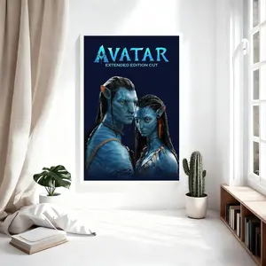 Deluxe Avatar 3 Movie Poster: Rolled Canvas Art for Living Room Decor (New Design).