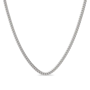 PASCAL Classic Cuban Chain Necklace 4mm for Women & Men Minimalist Jewelry for Everyday Wear