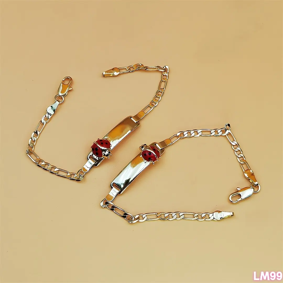 Cute Ladybug Beaded Bracelet - Unisex Sports Wristband, Designed to Complement Daily Wear, Thanksgiving Party Gift for Friends, Ladybug Motif Jewelry