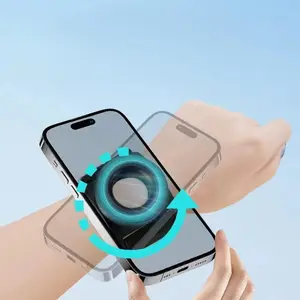 Magnetic Wristband Phone Holder Set, Outdoor Cycling Rotating Wrist Strap Stand, Live Streaming Fitness Wrist Band, Portable