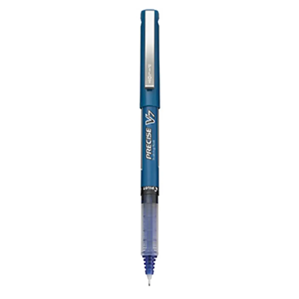 Pilot Precise V7 Blue Rolling Ball Fine Pen (Model PIL35349) - 0.7mm Pens, Ink Level View, Skip-Free Writing, Smooth Performance Office Stationery