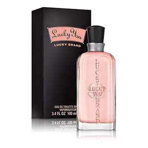 Lucky Brand Lucky You Scented Perfume for Women, 3.4 fl oz Eau De Toilette Spray with Fresh Floral Fragrance & Citrus Notes, Suitable for Day or Night Use