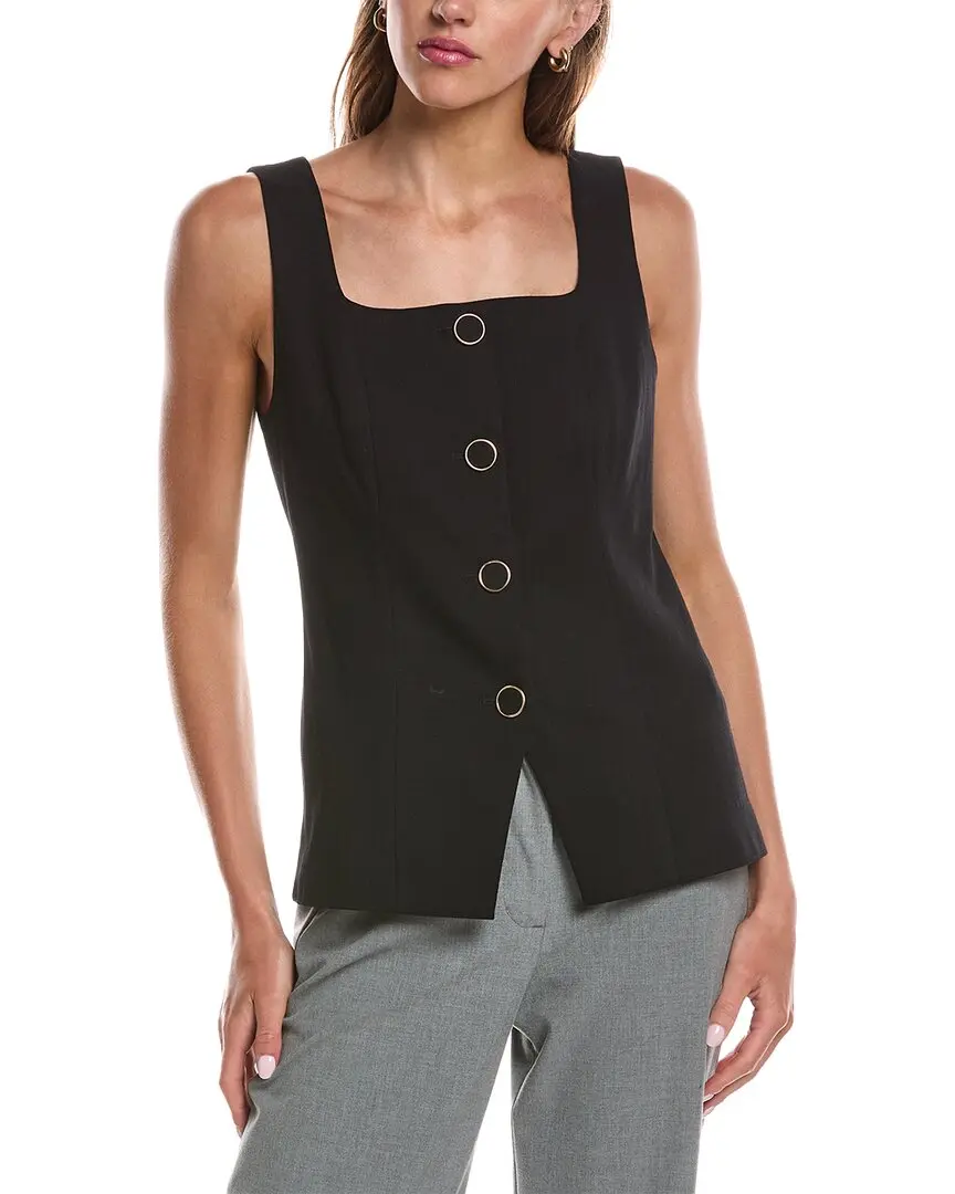 Laundry by Shelli Segal Button Up Vest