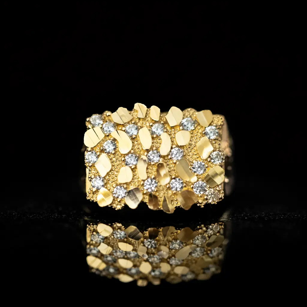 14K Gold Imperial Nugget Ring