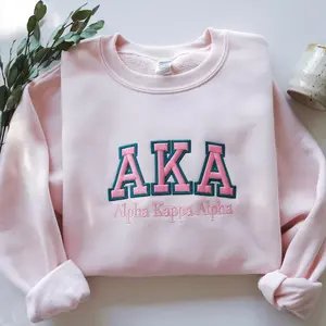 Custom Greek Letter Sweatshirt – AKA Sorority Shirt, Divine Nine Apparel, AKA Greek Letter Gift QN