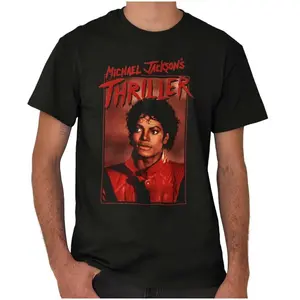 Michael Jackson Thriller King of Pop Star Crewneck T Shirt Tee, Michael jackson v4 shirt, Michael Jackson T-Shirt, Michael Jackson Shirt y2k