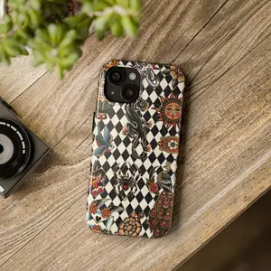 Retro Traditional Tattoo Print Magical Vintage Ink Art Design Heavy Duty Tough Phone Case Shockproof Drop Protection Durable Hard Cover for iPhone 11 12 13 14 15 16 17 Pro Max Plus