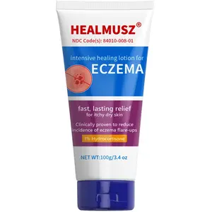 Eczema Cream, Maximum Strength 1% Hydrocortisone Relief Anti-Itch Cream Intensive Healing Lotion for Eczema-Prone & Dry Skin, Relief for Itching, Redness, Flaking and Irritated