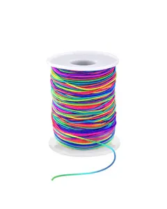 1mm Stretchy Bracelet String Sturdy Rainbow Elastic Cord for Jewelry Making Necklaces Beading and Crafts 164 ft Colorful Elastic Thread