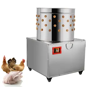 Turkey Chicken Plucker Plucking Machine Poultry De-Feather 50cm Stainless Steel