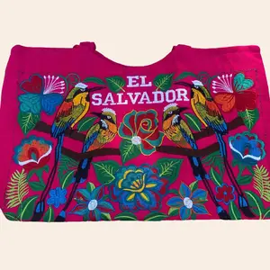 Women's Embroidered Tote Bag - Perfect for casual day vibrant color large  purse