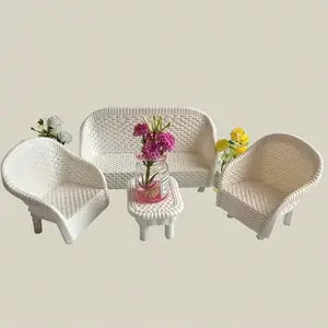 7-Piece Mini Coffee Table and Chair Decor Set, Perfect Holiday Gift, No Electricity Required, Compact Home Decor, Cute Miniatures, Home Decor Ornament