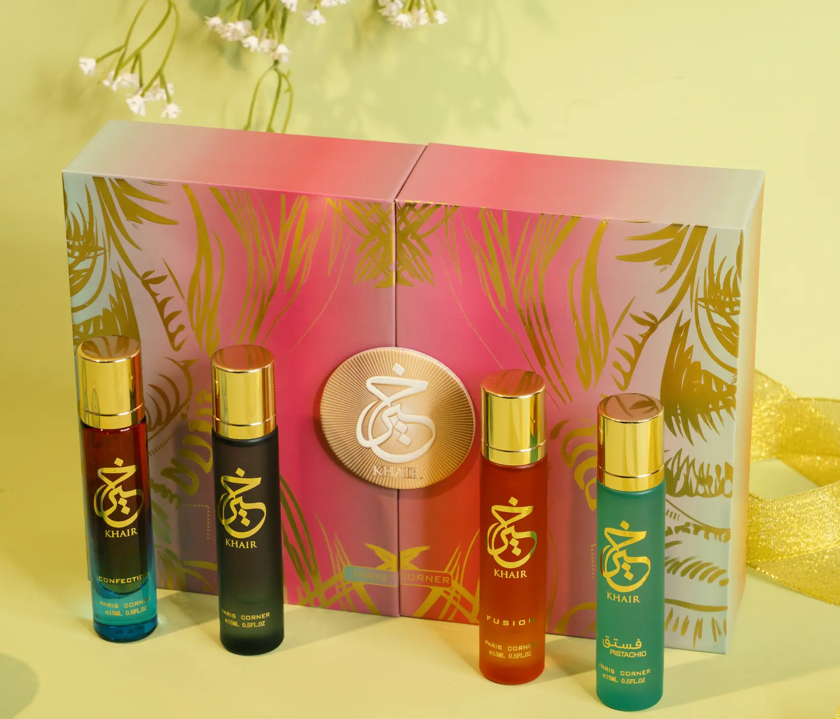Khair Confection & Fusion 香水セット Khair Perfume Collection 15ml Luxury Set - Khair Pistachio - Khair