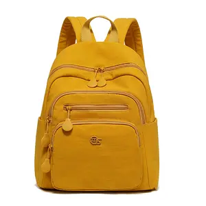 Korean style casual backpack for women large capacity fashionable shoulder bags crossbody multiple compartments for girls schoolbag lightweight commuter messenger bag for travelling work daily use