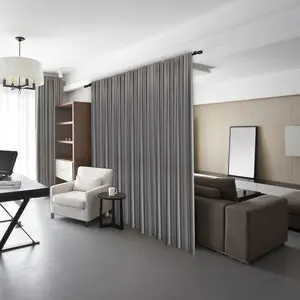 Harley Multi-angle 1-sided Room Divider/Bedroom Canopy/Ceiling Adjustable Rod