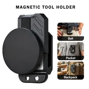 MagMaster Magnetic Tool Holder Strong Clip-On Belt Magnet Holster for Screws Nails Hammer Sockets Pliers Screw Driver Trowel Drill Bit Wrench or Any Magnetic Tools and Hardware Gift for Christmas New Year