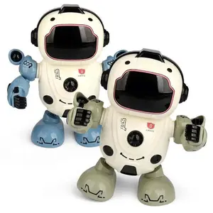 Dancing Smart Robot Toy for Kids, Interactive Electronic Robot with LED Lights & Music,Educational Electronic Toy with Music & Lights, Durable Robot Toy for Parent-Child Playtime