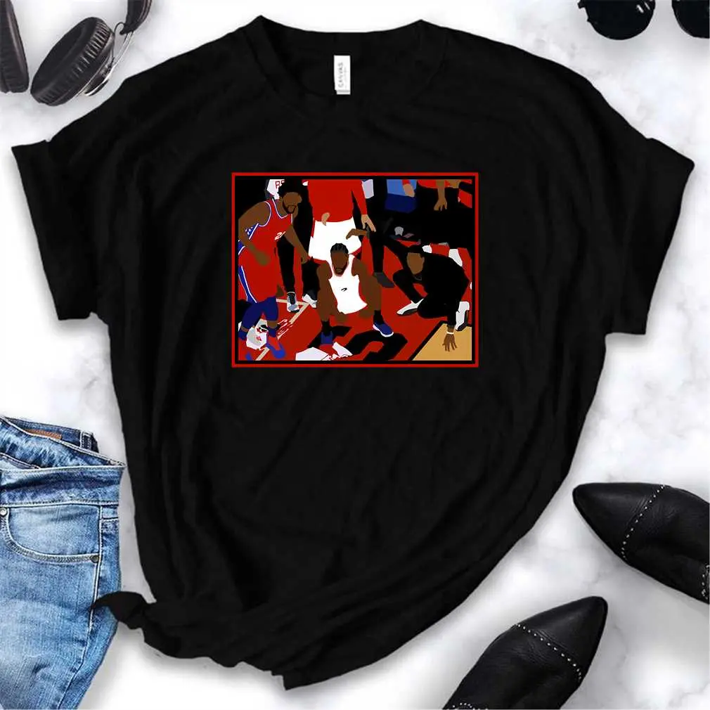 Kawhi Leonard Game Winner Celebration -  T-Shirt