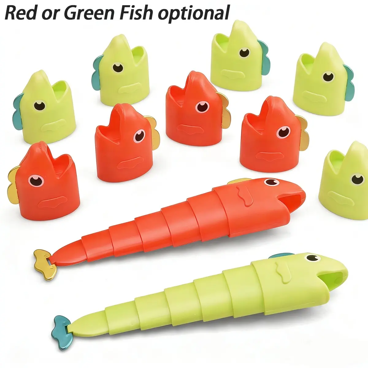 Educational Insights Reel Big Catch Game , Who Can Catch The Longest Fish Game, Kindergarten Learning Activities, Fishing and Counting Games for Kids Ages, Toddler Fishing Set, Fishing Playset