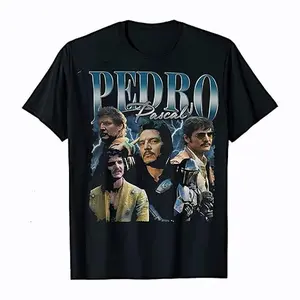 Men Women Pedro Cotton Pascal Cool in Graphic Cool Outfit Tee T-Shirt, Gift For Fans Shirt, Pedro Pascal Bootleg T Shirt