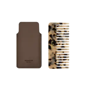 Espresso Hair Comb with Case