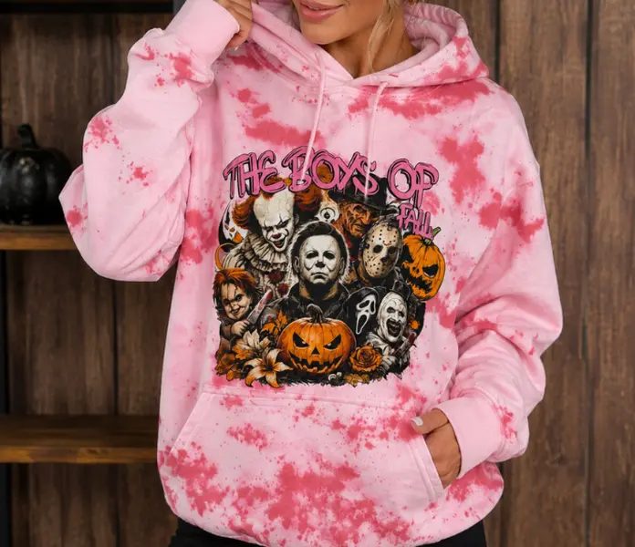 The Boys of Fall Pink Dye Halloween Classic Tee/Hoodie or Sweatshirt
