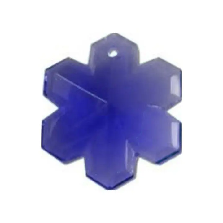 Crystal Snowflakes - AB, Blue & Clear