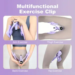 Adjustable Resistance Thigh Master Exerciser - ABS Material Universal Pelvic Floor Muscle Trainer for Men & Women, Ergonomic Kegel Exercise Equipment with Smart Digital Counter - 1 Pack exercise board knee pad accessory yoga  pedal  puller intensity size