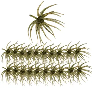20PCS Fishing Lures for Freshwater – Realistic Sea Urchin Bait, Floating Artificial Fishing Lures with Lifelike Details, Durable Soft Bass Baits