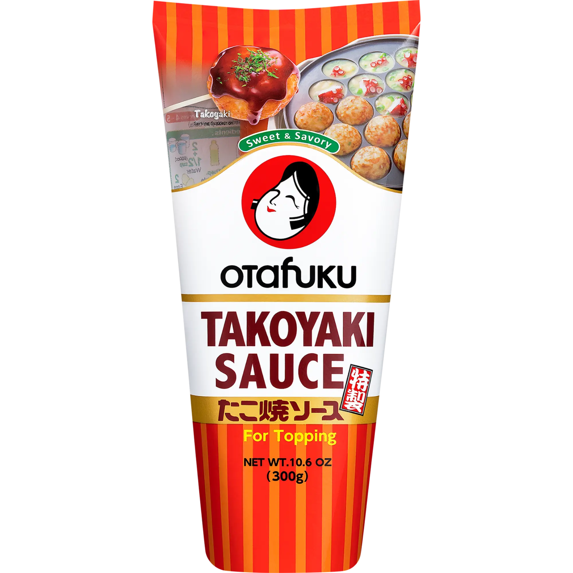 Otafuku Takoyaki Sauce 10.6oz - Original Japanese Flavor for Takoyaki - Rich and Sweet Sauce from Japan