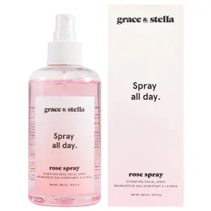 Rose Spray – Facial Mist Hydrating Moisturizing Soothing Skin Refresher Skincare by grace & stella