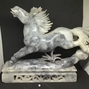 Soapstone horse statue