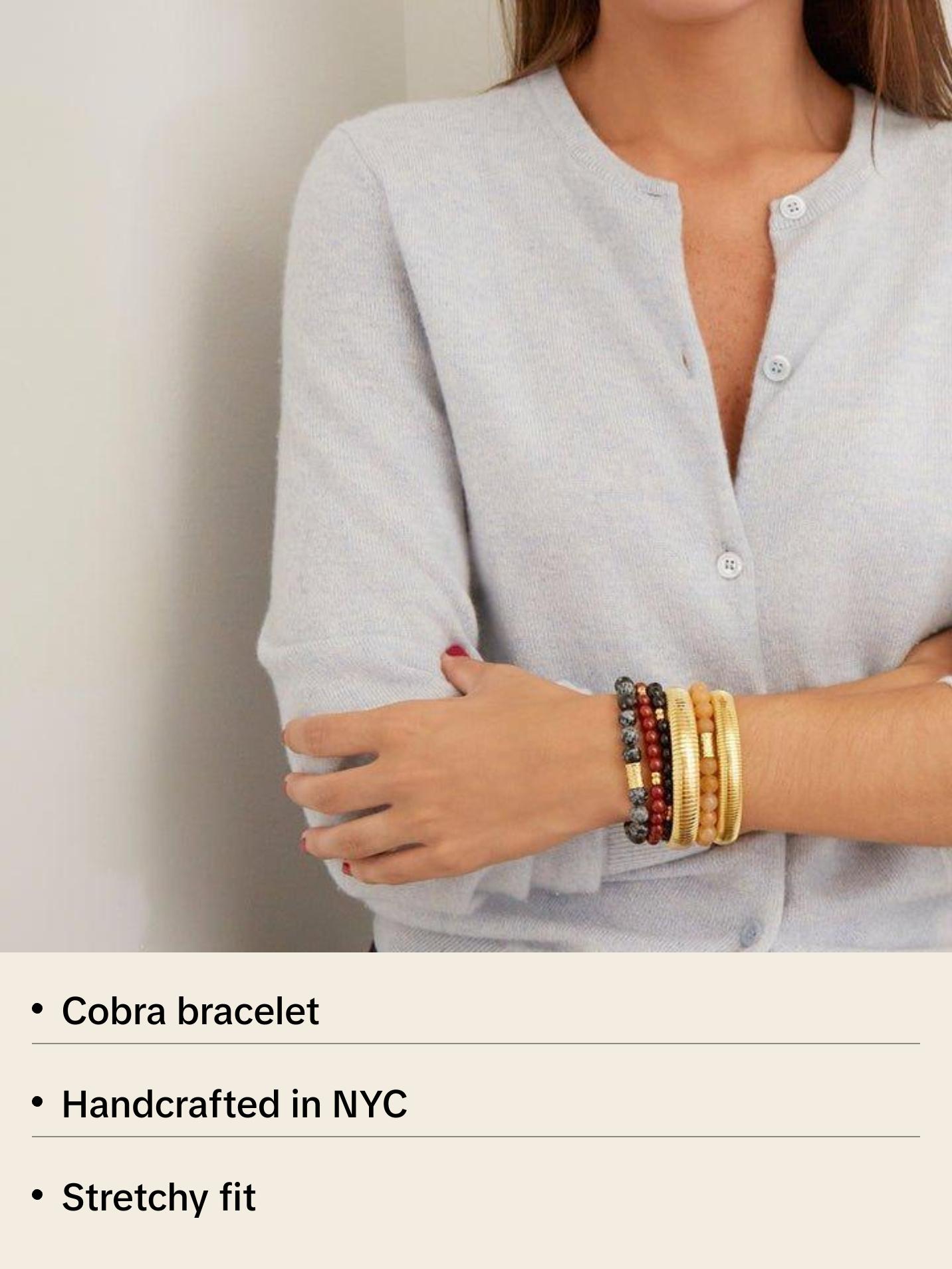 Brandy Bangle- 24K gold-plated brass