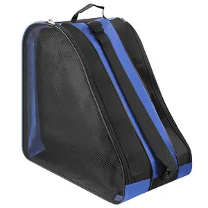Handheld Roller Skating Bag, Three-Layer Large Capacity Storage, Thick Oxford Fabric, Adjustable Shoulder Strap, Ideal Gift for Outdoor Sports