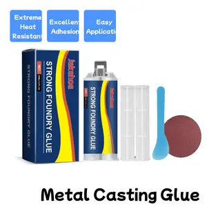 Jakehoe Metal Casting Adhesive, Casting Adhesive Ab Adhesive Repair Stainless Steel Copper Aluminum Waterproof Metal Sealant