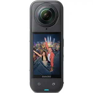 Waterproof 8K 360° Action Camera, Leading Low Light, Invisible Selfie Stick Effect, Rugged and Replaceable Lens, 3-Hour Battery, Built-in Wind Guard, Stabilization, Triple AI Chip Design
