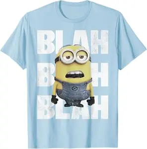 Funny Yellow Cartoon “Bored Expression” Character Graphic T-Shirt Unisex Casual Movie Style Tee #FunnyTee #CartoonShirt #GraphicTee #FunnyCharacter #GiftIdea