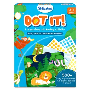 Skillmatics Dot it - Art & Craft Activity, Mess Free Art, DIY Creative Kit for Kids Ages 3 to 7