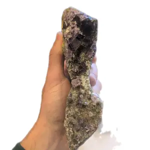 Purple Fluorite Mezquiz Mexico long slab