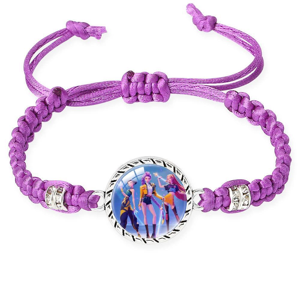 K-Pop Demon Huntersr Style Adjustable Braided Bracelet — Trendy Couple & Friendship Jewelry. A Stylish Bracelet Perfect For Gifting To Friends, Besties, Partners, or Family Members. K-Pop Demon Huntersr Style Adjustable Braided Bracelet — Trendy Couple & Friendship Jewelry. A Stylish Bracelet Perfect For Gifting To Friends, Besties, Partners, or Family Members.