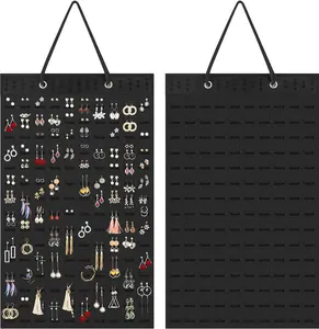 Wall Earring Organizer,Earinging Holder,Soft Felt Wall Mount Earring Display Holder,Hanging Earring Organizer for Women and Girls Racks Hangable