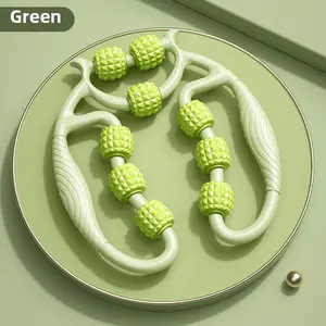 9-wheel Leg Massager, Leg Massage Roller, Leg Meridian Relaxation and Muscle Stretching Tool, Calf Muscle Massager, Gift