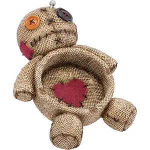 7" Voodoo Doll Ceramic Ashtray – Gothic Novelty Tray