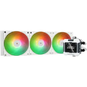 Thermalright FW360 White ARGB CPU AIO Cooler,PC 360 Specification Water Cooler System,IPS LCD Screen with 320x240 Resolution,for AM5&Intel LGA1700/1851,CPU Cooler Comes with 2.4-inch LCD Display