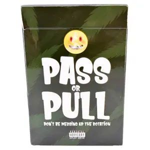 Pass or Pull - Card Game - 420 Friendly - Party Game - 18+ Adults